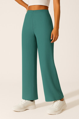 Roadster Comfort Fit Women Light Green Trousers