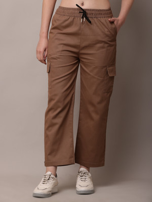 Wishmore Creation Comfort Fit Women Brown Trousers