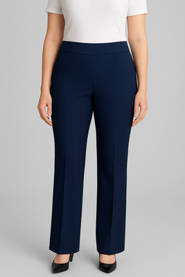 KARIMA INETERNATIONAL Regular Fit Women Dark Blue Trousers