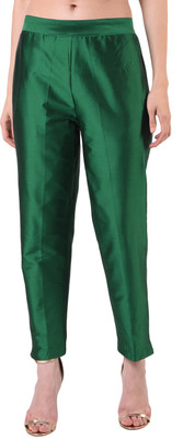 FLOREOS Regular Fit Women Green Trousers