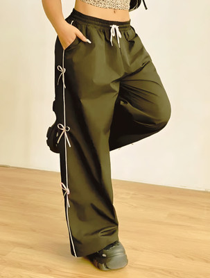 Subhash Collectiion Regular Fit Women Dark Green Trousers