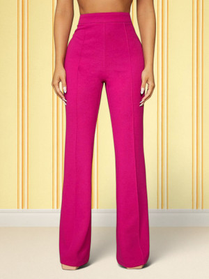 nitafashion Loose Fit Women Pink Trousers
