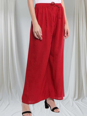BCD FASHIONS Regular Fit Women Red Trousers