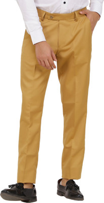 Kundan Regular Fit Men Khaki Trousers