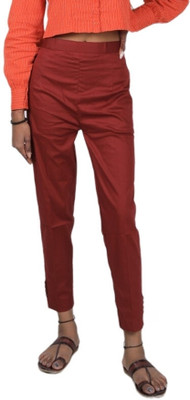 ANURUPAM FASHION Regular Fit Women Maroon Trousers