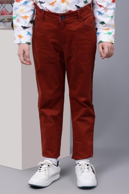 One Friday Regular Fit Baby Boys Brown Trousers