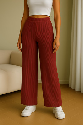 METRONAUT Comfort Fit Women Brown Trousers