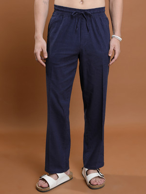 HIGHLANDER Regular Fit Men Blue Trousers