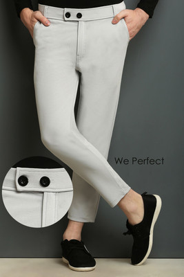 STYROVA Solid Men Grey Track Pants