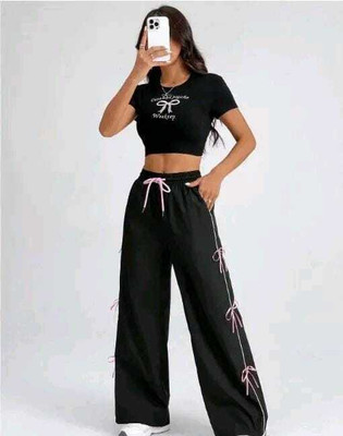 Eastern Uniforms Loose Fit Women Black Trousers