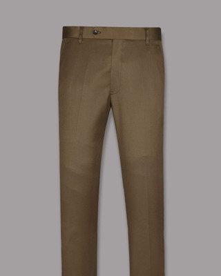 french crown Regular Fit Men Brown Trousers