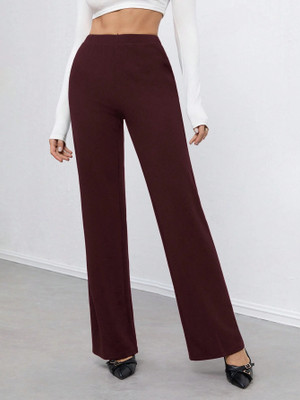 TESSORA Regular Fit Women Red Trousers