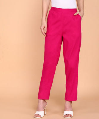 Vastranikhar Regular Fit Women Pink Trousers