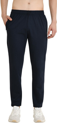 nice mode Solid Men Blue Track Pants