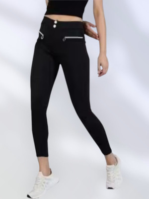Classy creations Comfort Fit Women Black Trousers