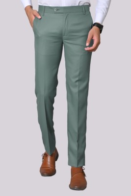 El Cielo Regular Fit Men Light Green Trousers