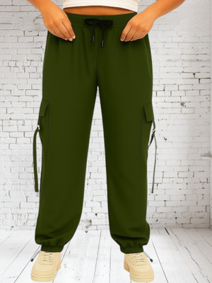 Classy creations Comfort Fit Women Green Trousers