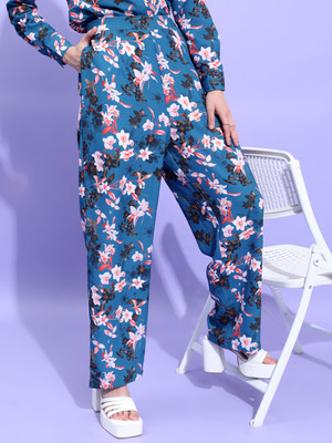 Tokyo Talkies Regular Fit Women Multicolor Trousers