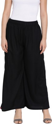 Lyra Regular Fit Women Black Trousers