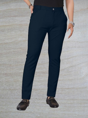 Nortex Regular Fit Men Blue Trousers