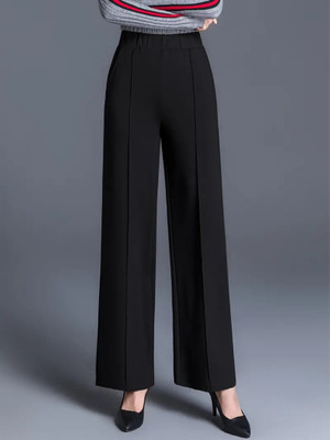 jinax Regular Fit Women Black Trousers