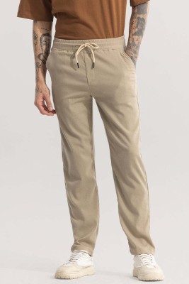 Snitch Relaxed Men Beige Trousers