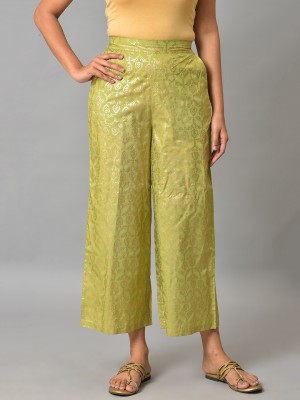 Aurelia Relaxed Women Green Trousers