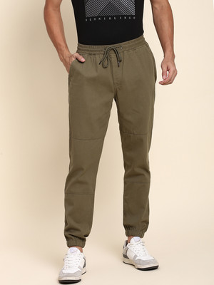 Dennis Lingo Regular Fit Men Green Trousers