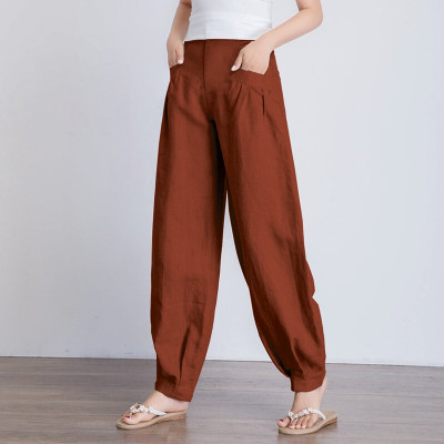 simran collections Relaxed Women Red Trousers