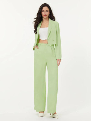KOTTY Regular Fit Women Green Trousers