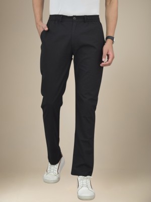 DGSM CRAFT Regular Fit Men Black Trousers