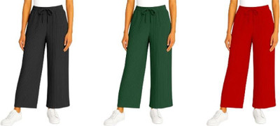 ALKASWAA CLOTHING Flared Women Green, Black, Red Trousers