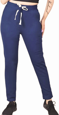 Kashmiri Theads Comfort Fit Women Blue Trousers