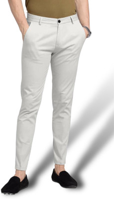 ELITE STAR Regular Fit Men Grey Trousers