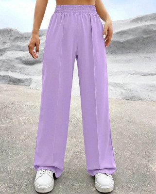 Tabadtod Regular Fit Women Purple Trousers