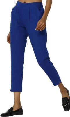 skytick Regular Fit Women Blue Trousers