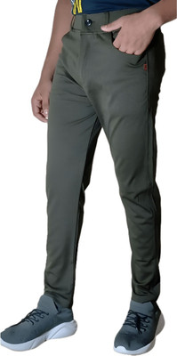 Ninefold Regular Fit Men Green Trousers