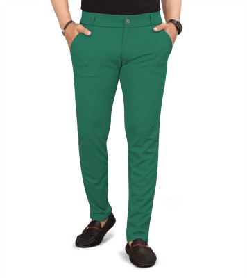 GAUMUKHI CREATION Regular Fit Men Light Green Trousers