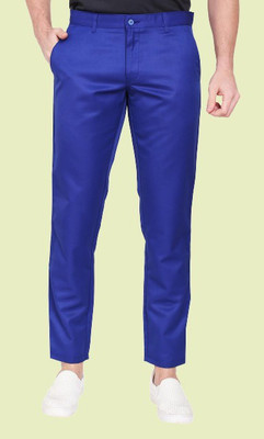 AD & AV Regular Fit Men Blue Trousers