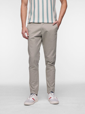 French Connection Slim Fit Men Maroon Trousers