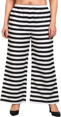 Readyme Sabse Pahle Loose Fit Women Black Trousers