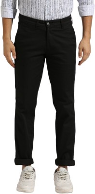 Klub Fox Slim Fit Men Black Trousers