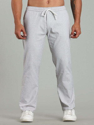 Paul Street Relaxed Men Grey Trousers