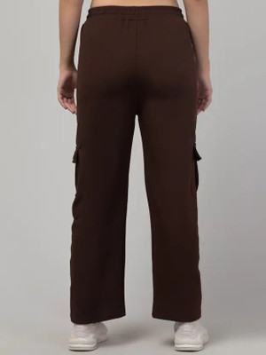 Maa Shakuntla Regular Fit Girls Brown Trousers