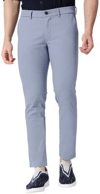 BASICS Tapered Men Blue Trousers