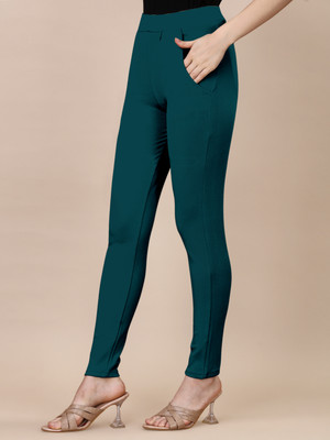 DTR FASHION Regular Fit Women Green Trousers
