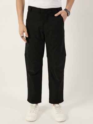 THOMAS SCOTT Straight Fit Men Black Trousers