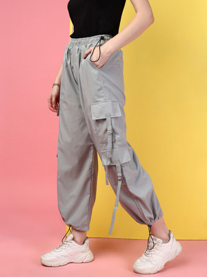 Kaali Peeli Regular Fit Women Grey Trousers