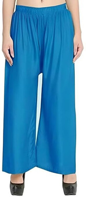 Shelly fashion Regular Fit Women Light Blue Trousers