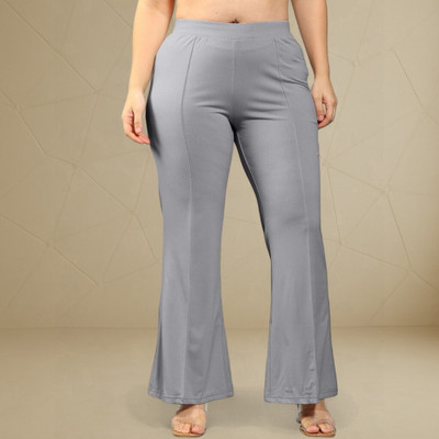 HouseOfCommon Loose Fit Women Grey Trousers